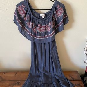 Blue Knox Rose Dress size S